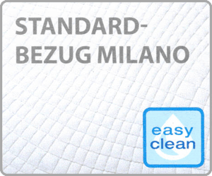 Oberbezug Standardbezug Milano Glatt