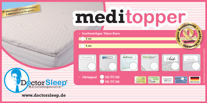 Topper / Matratzenauflagen: meditopper